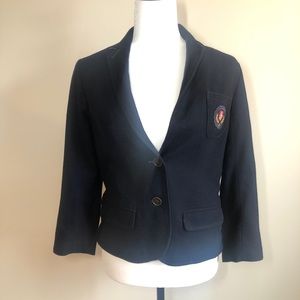 Abercrombie Fitch navy wool preppy blazer/Jacket L